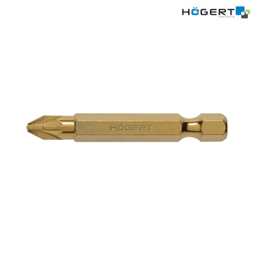 HT1S395 Պտուտակահանի ծայրակալ, PZ2 50 մմ, S2 պողպատ, տիտանի ծածկույթով, 2 հատ
