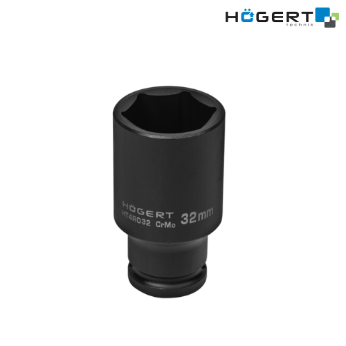 HT4R032 Վեցանկյուն հարվածային գլխիկ 1/2″, 32 մմ